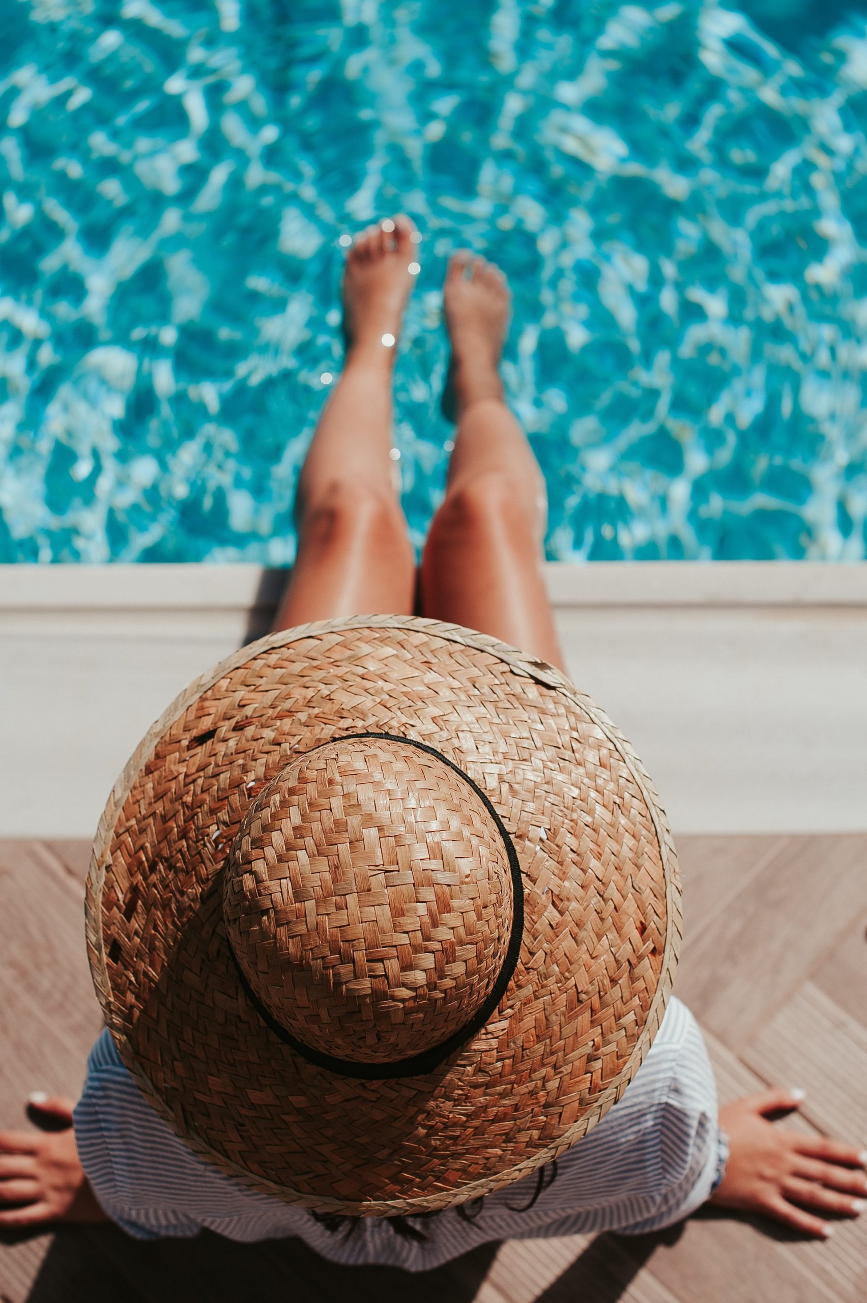 Relaxing at the Pool